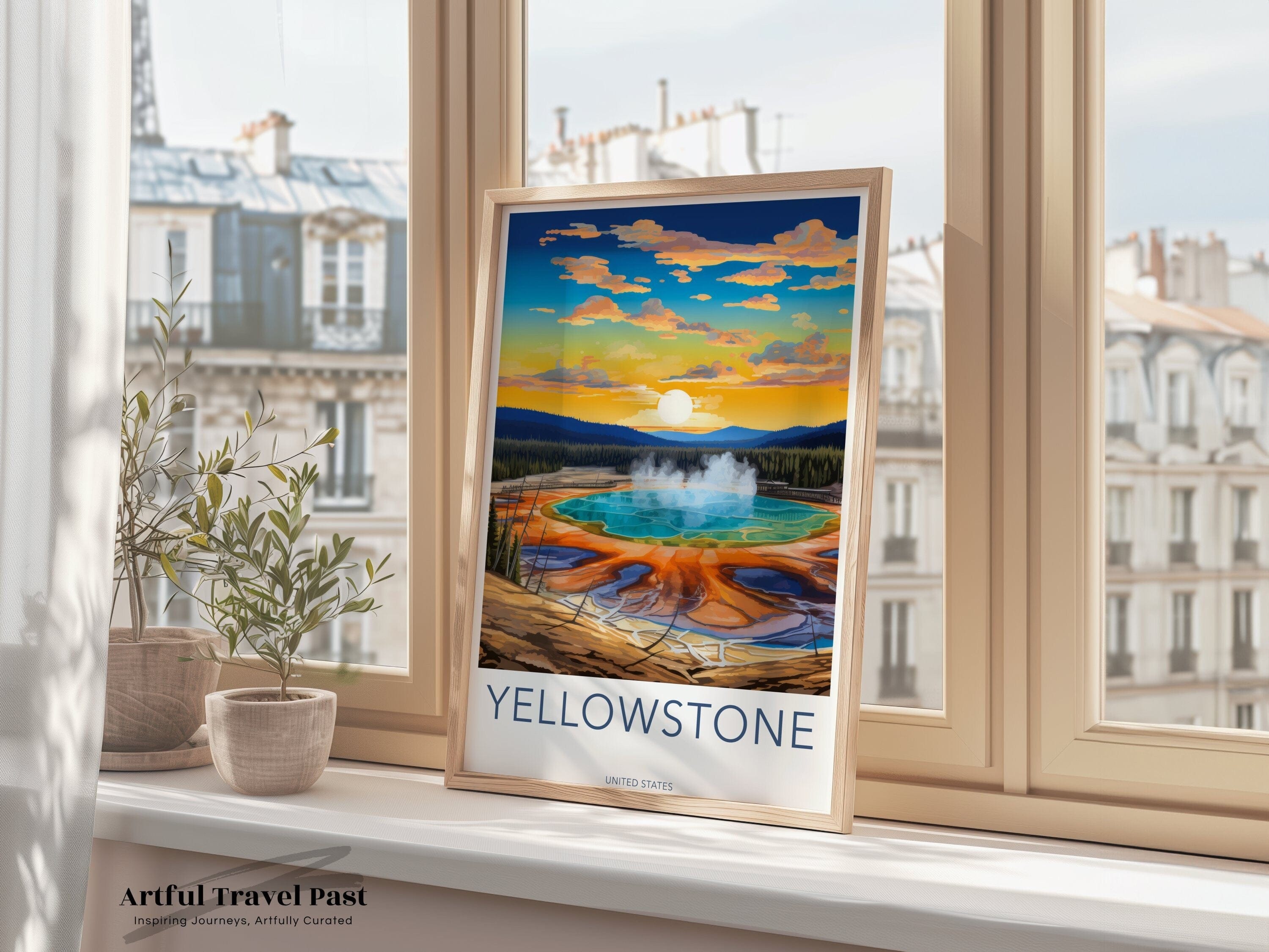 Yellowstone National Park Poster | USA Wall Art