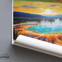 Yellowstone National Park Poster | USA Wall Art