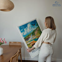 Yellowstone National Park Poster | Wyoming Wall Art