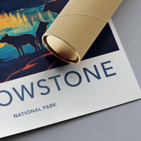 Yellowstone Poster - Wyoming Wall Art