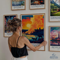 Yellowstone Poster - Wyoming Wall Art
