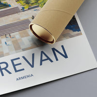 Yerevan Poster | Armenia Wall Art | Caucasus Decor