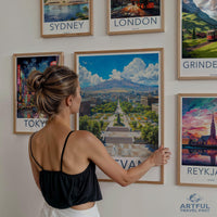 Yerevan Poster | Armenia Wall Art | Caucasus Decor