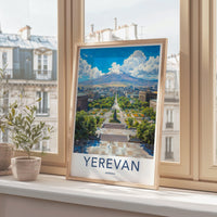 Yerevan Poster | Armenia Wall Art | Caucasus Decor