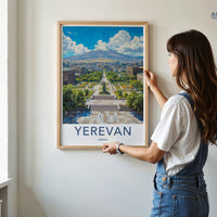 Yerevan Poster | Armenia Wall Art | Caucasus Decor