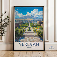 Yerevan Poster | Armenia Wall Art | Caucasus Decor