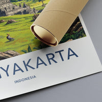 Yogyakarta Poster - Indonesia Wall Art