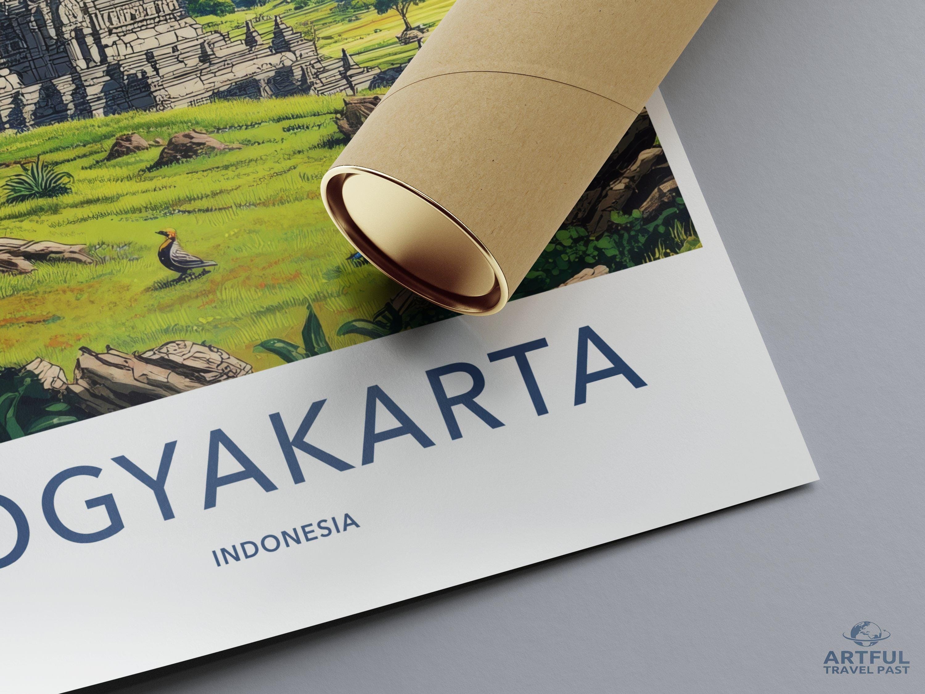 Yogyakarta Poster - Indonesia Wall Art