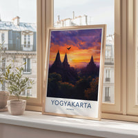 Yogyakarta Poster - Indonesia Wall Art