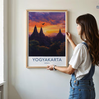 Yogyakarta Poster - Indonesia Wall Art
