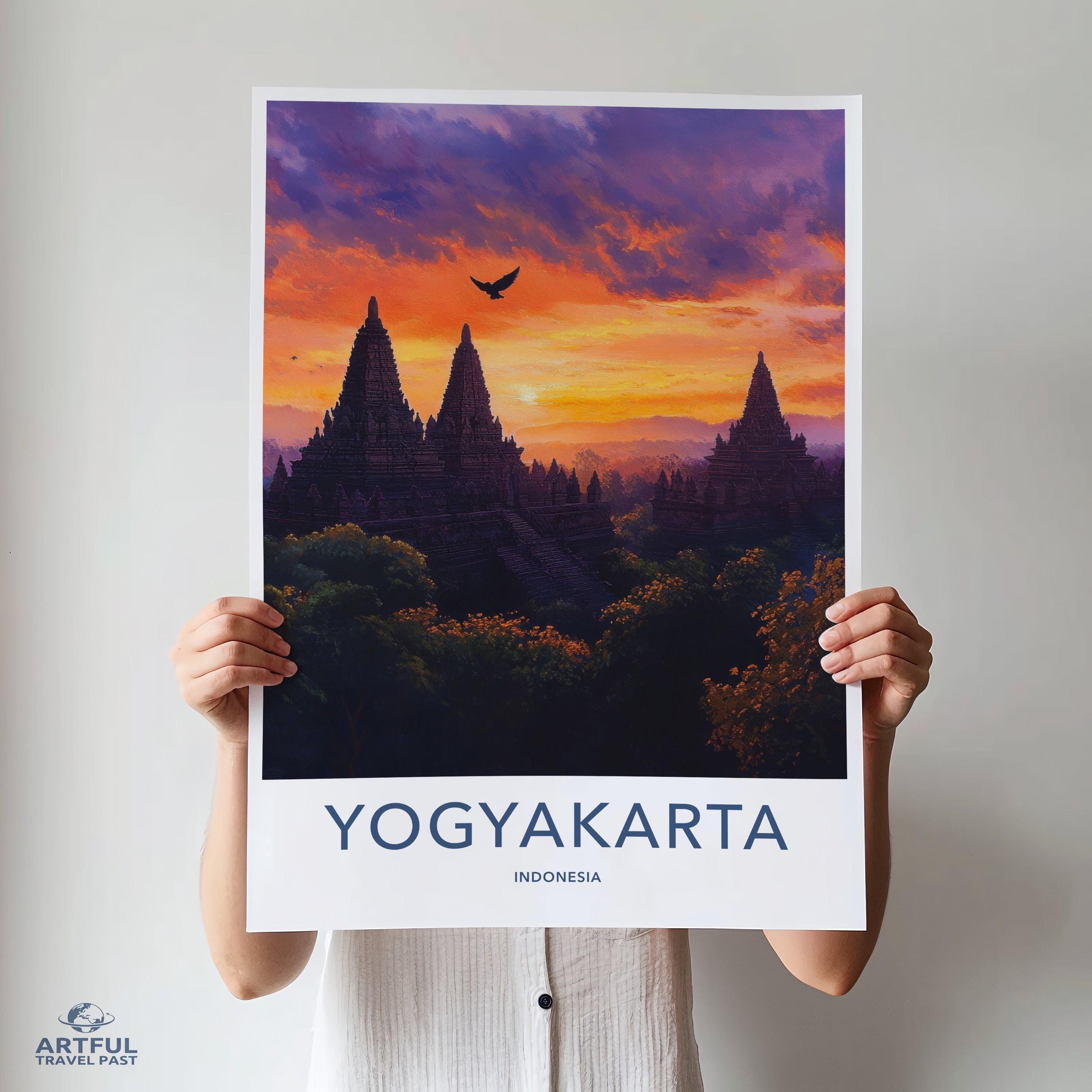 Yogyakarta Poster - Indonesia Wall Art
