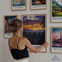 Yogyakarta Poster - Indonesia Wall Art