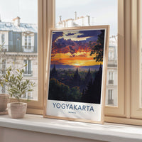 Yogyakarta Poster - Indonesia Wall Art
