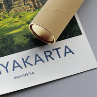 Yogyakarta Poster - Indonesia Wall Art