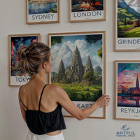 Yogyakarta Poster - Indonesia Wall Art