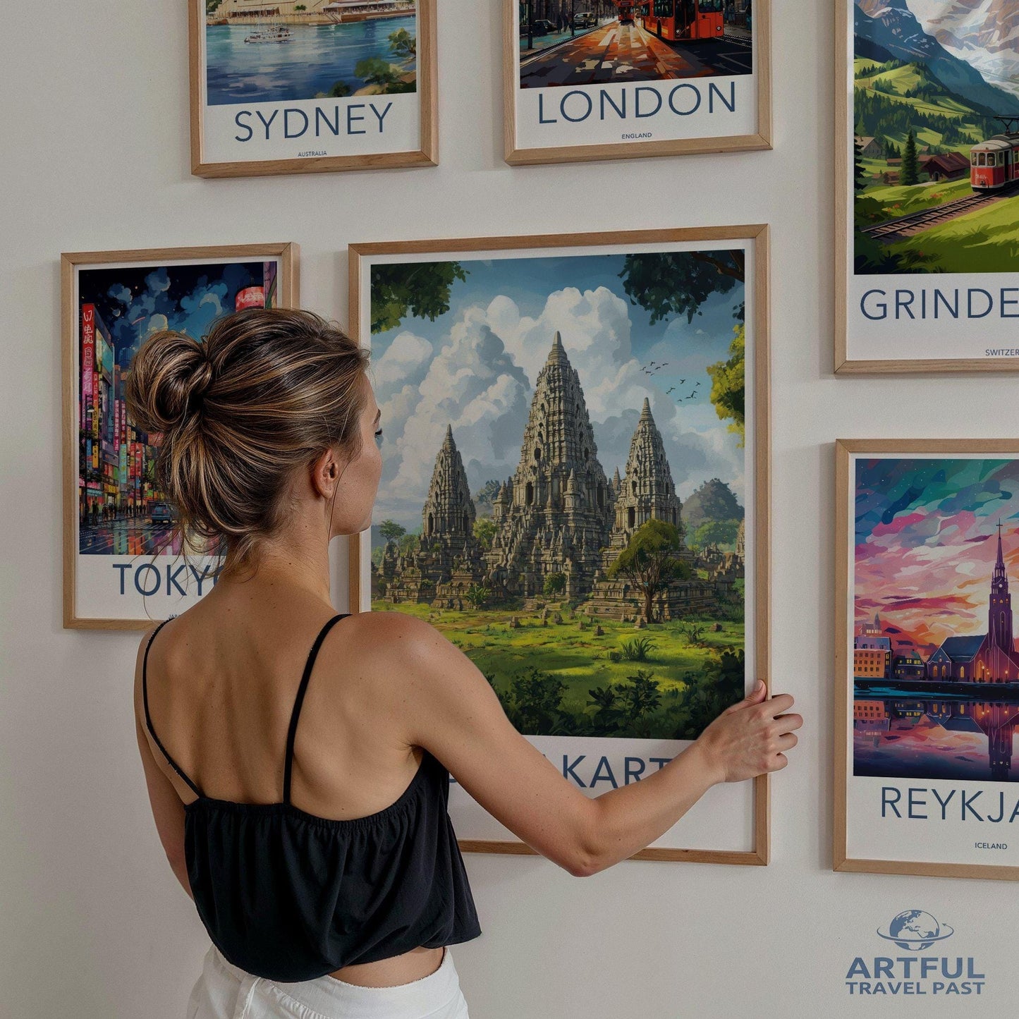 Yogyakarta Poster - Indonesia Wall Art