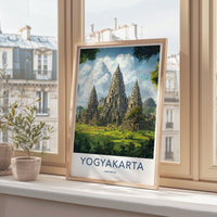 Yogyakarta Poster - Indonesia Wall Art