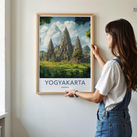 Yogyakarta Poster - Indonesia Wall Art