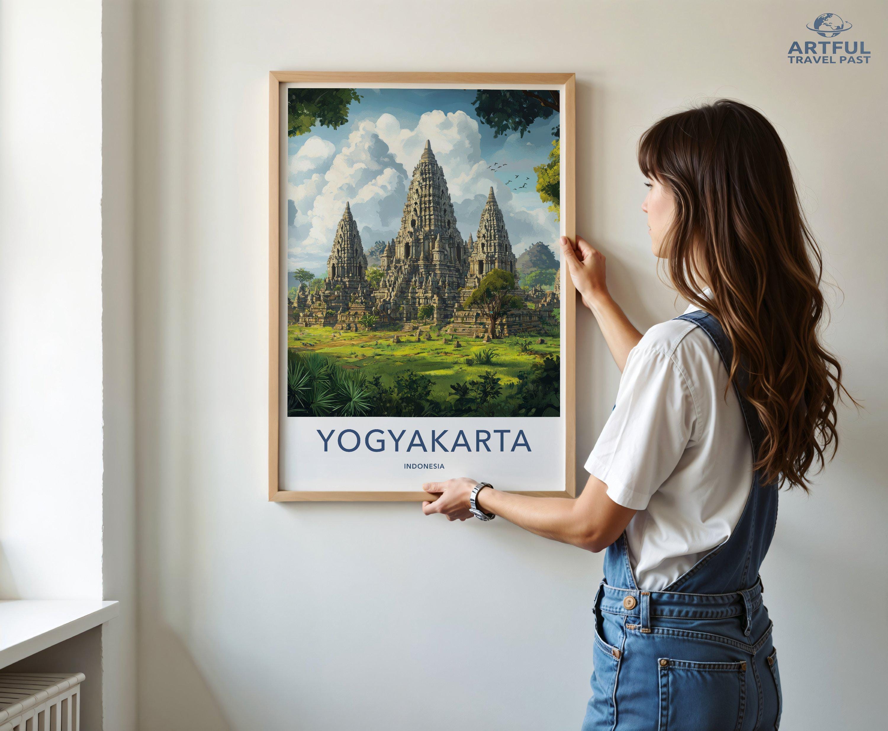 Yogyakarta Poster - Indonesia Wall Art