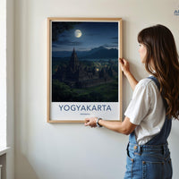 Yogyakarta Poster - Indonesia Wall Art