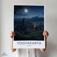Yogyakarta Poster - Indonesia Wall Art