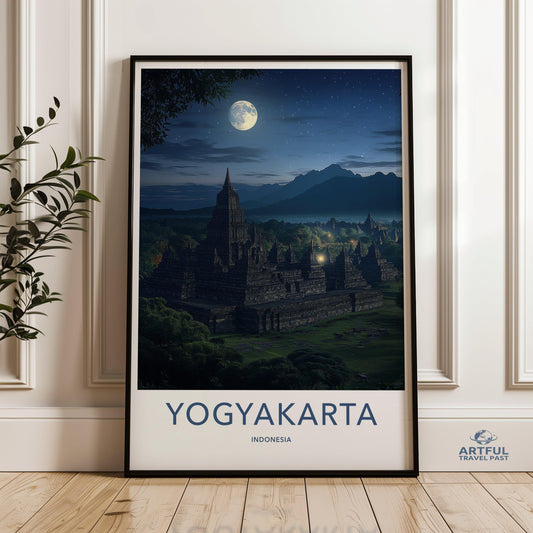 Yogyakarta Poster - Indonesia Wall Art