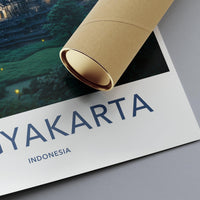 Yogyakarta Poster | Indonesia Wall Art | Asia Decor