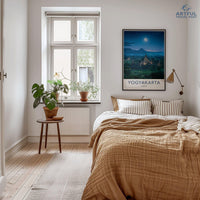Yogyakarta Poster | Indonesia Wall Art | Asia Decor