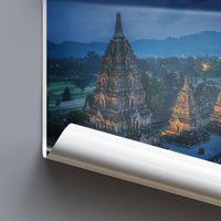 Yogyakarta Temple Poster | Spiritual Indonesia Wall Art