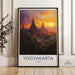 Yogyakarta Temple Poster | Spiritual Wall Art | Indonesia