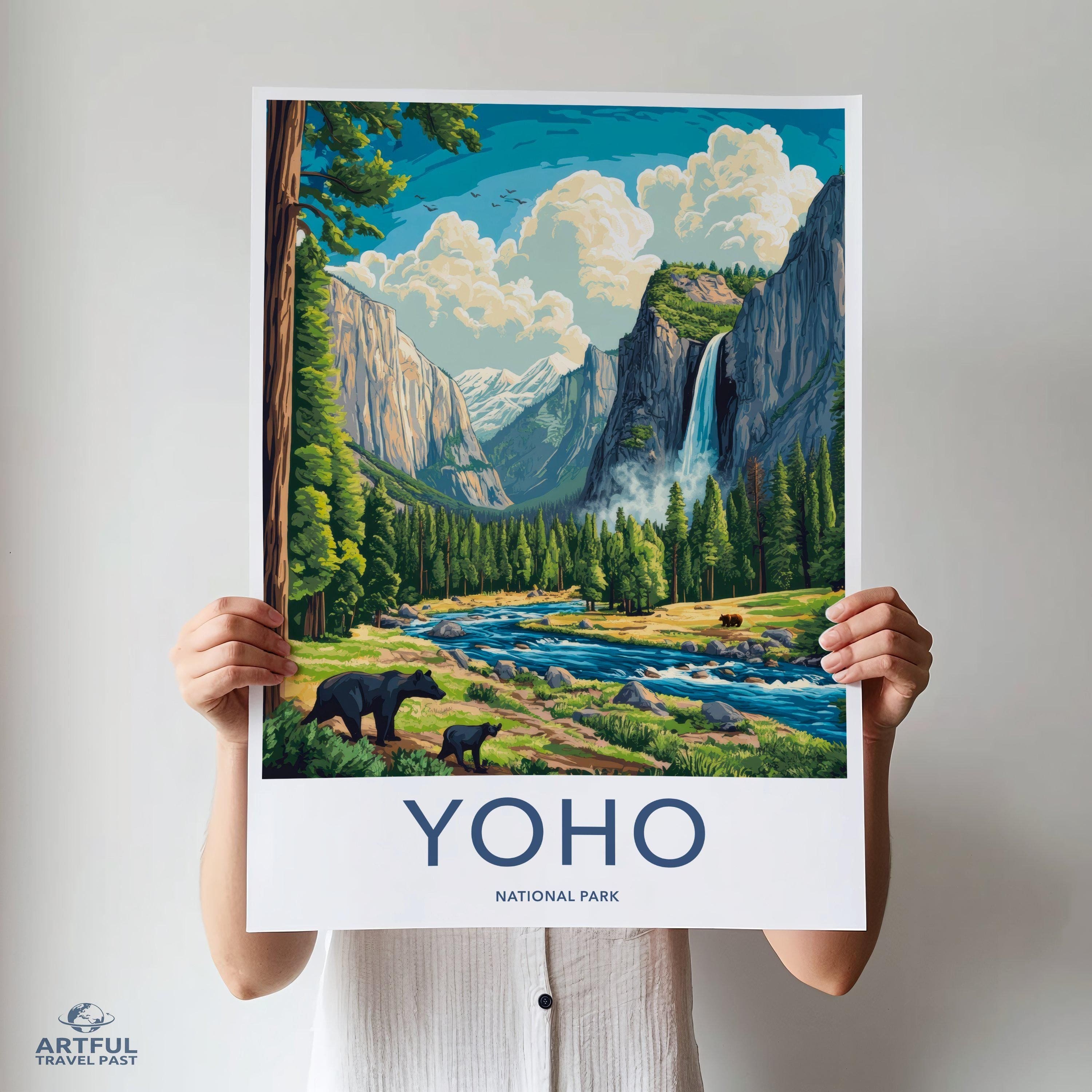 Yoho National Park Poster | Canada Wall Art