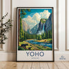 Yoho National Park Poster | Canada Wall Art