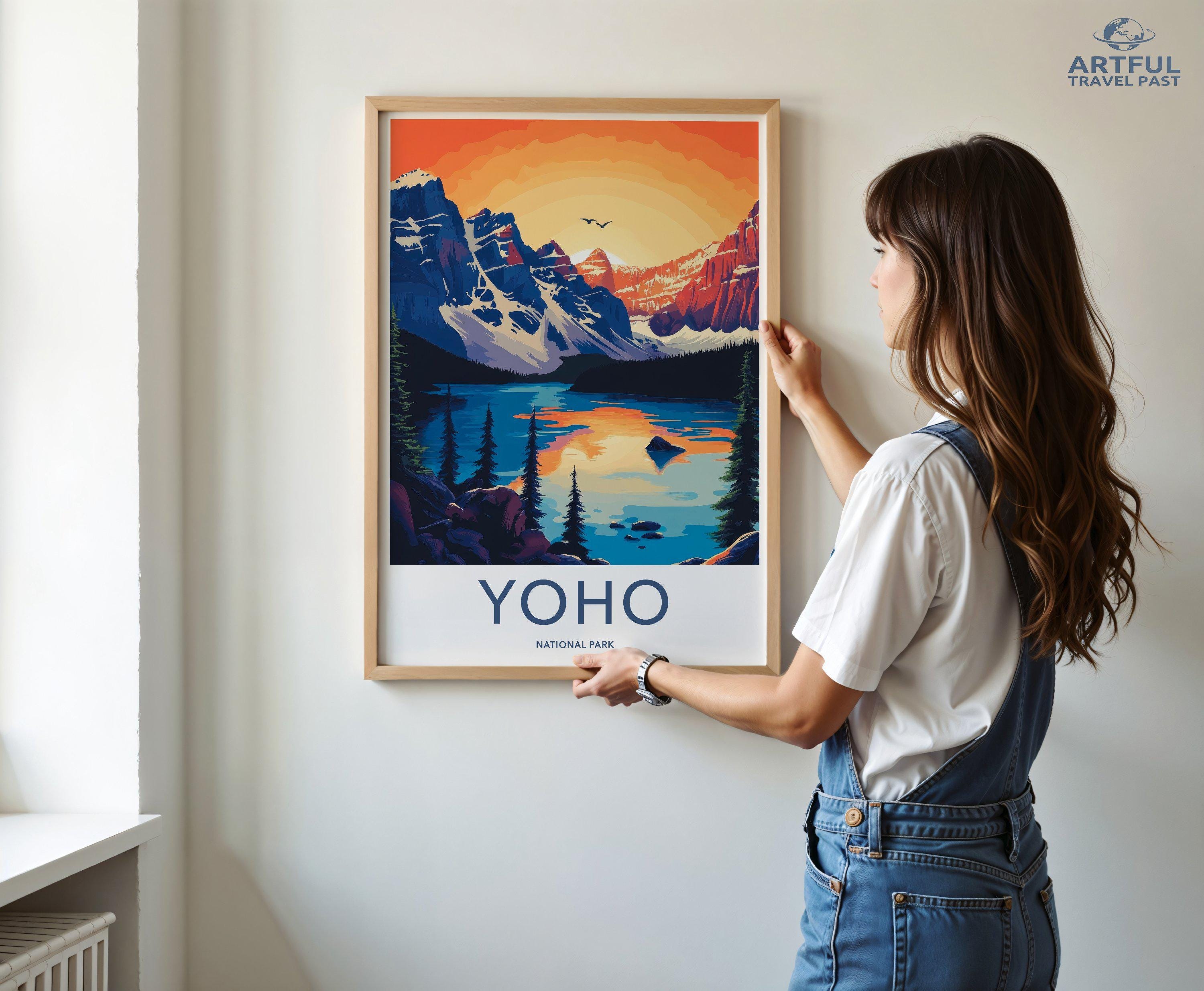 Yoho National Park Poster | Canada Wall Art