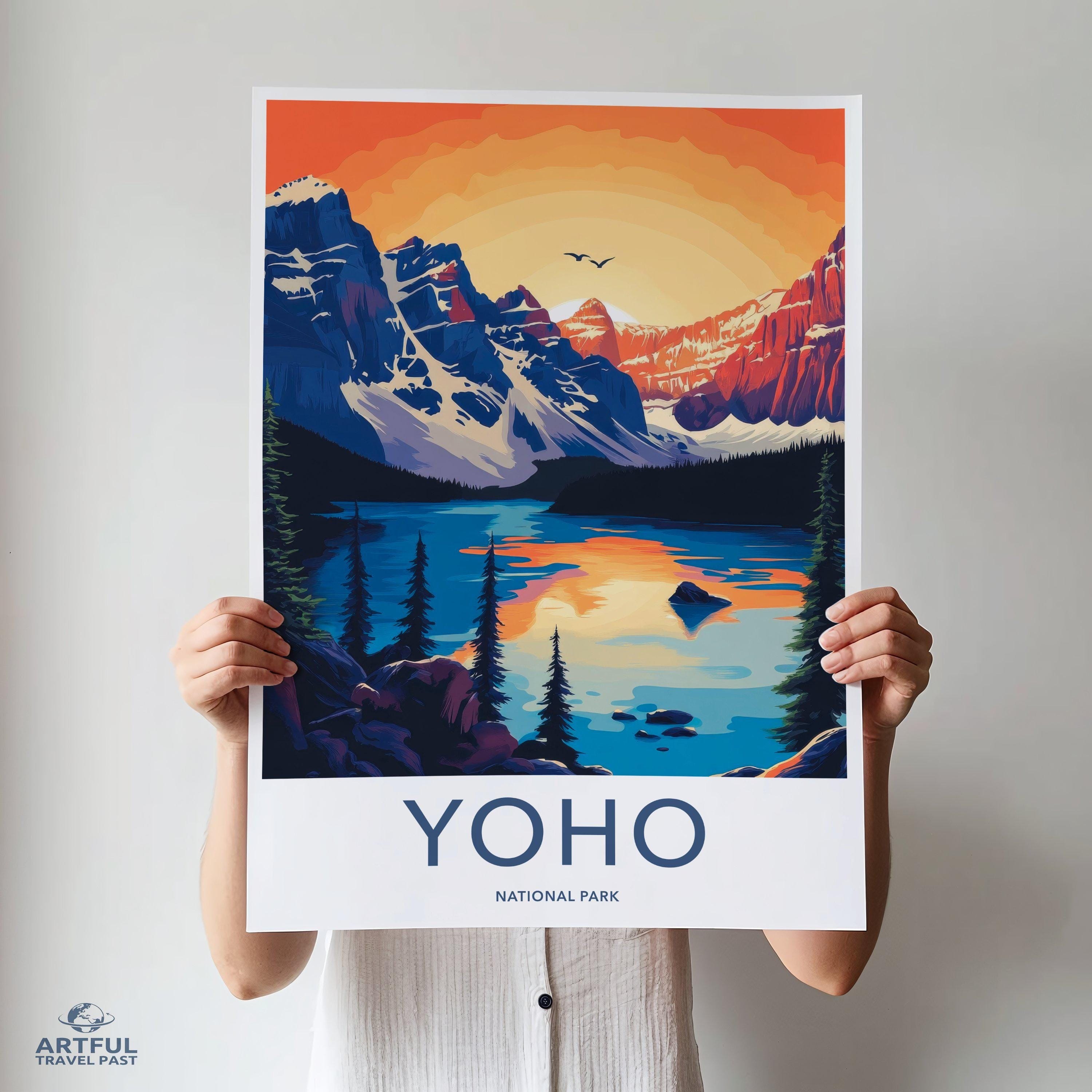 Yoho National Park Poster | Canada Wall Art