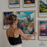 Yorkshire Poster | England Wall Art | UK Decor