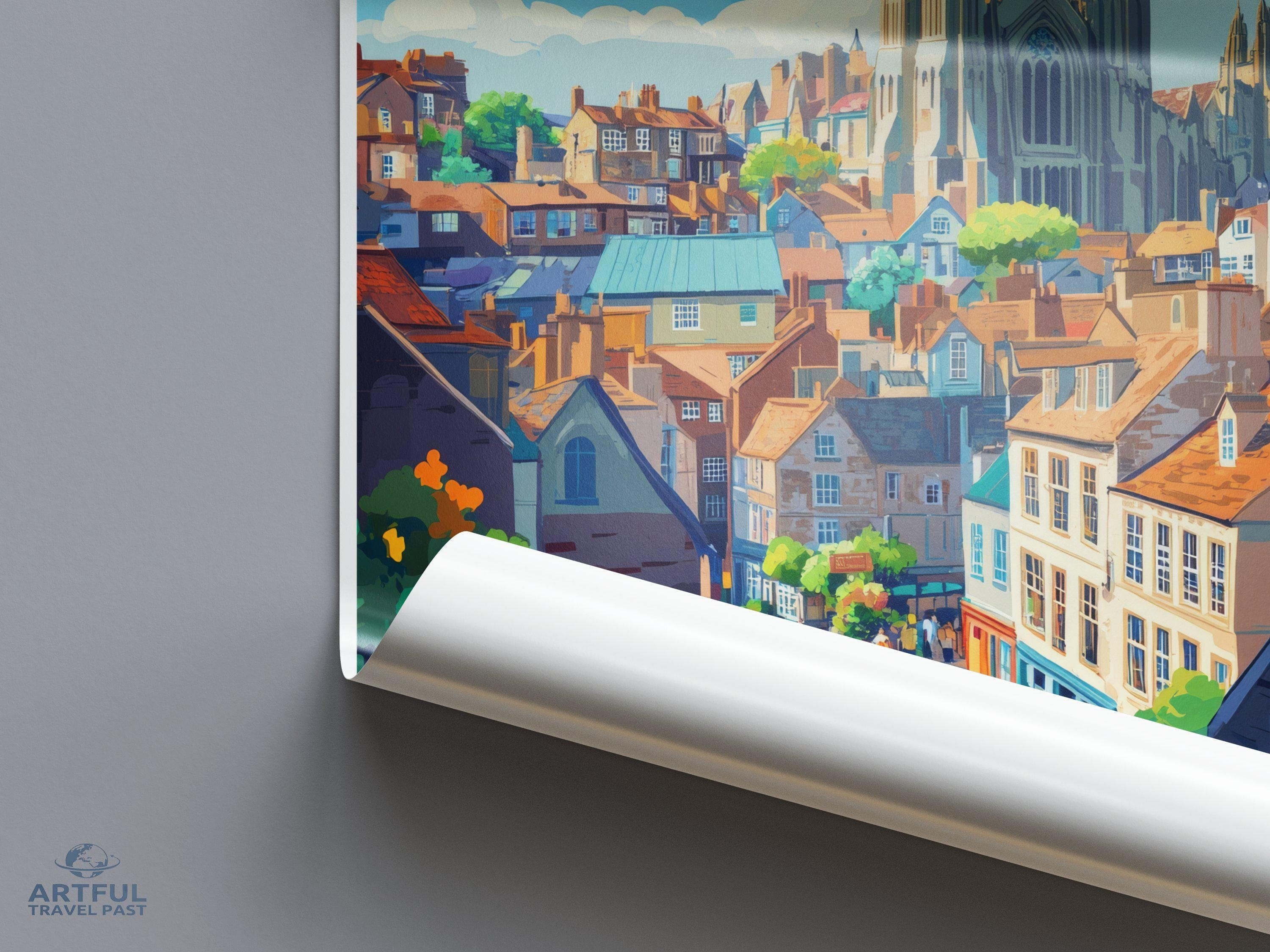 Yorkshire Poster | England Wall Art | UK Decor