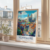 Yorkshire Poster | England Wall Art | UK Decor