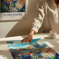 Yorkshire Poster | England Wall Art | UK Decor