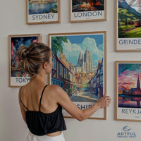 Yorkshire Poster | England Wall Art | UK Decor