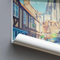 Yorkshire Poster | England Wall Art | UK Decor