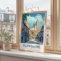 Yorkshire Poster | England Wall Art | UK Decor