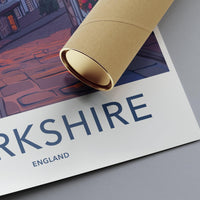 Yorkshire Poster | England Wall Art | UK Decor
