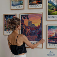 Yorkshire Poster | England Wall Art | UK Decor