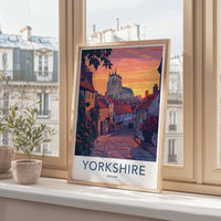 Yorkshire Poster | England Wall Art | UK Decor