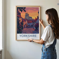 Yorkshire Poster | England Wall Art | UK Decor