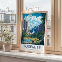 Yosemite National Park Poster | California Wall Art