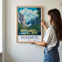 Yosemite National Park Poster | California Wall Art