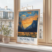 Yosemite National Park Poster | California Wall Art