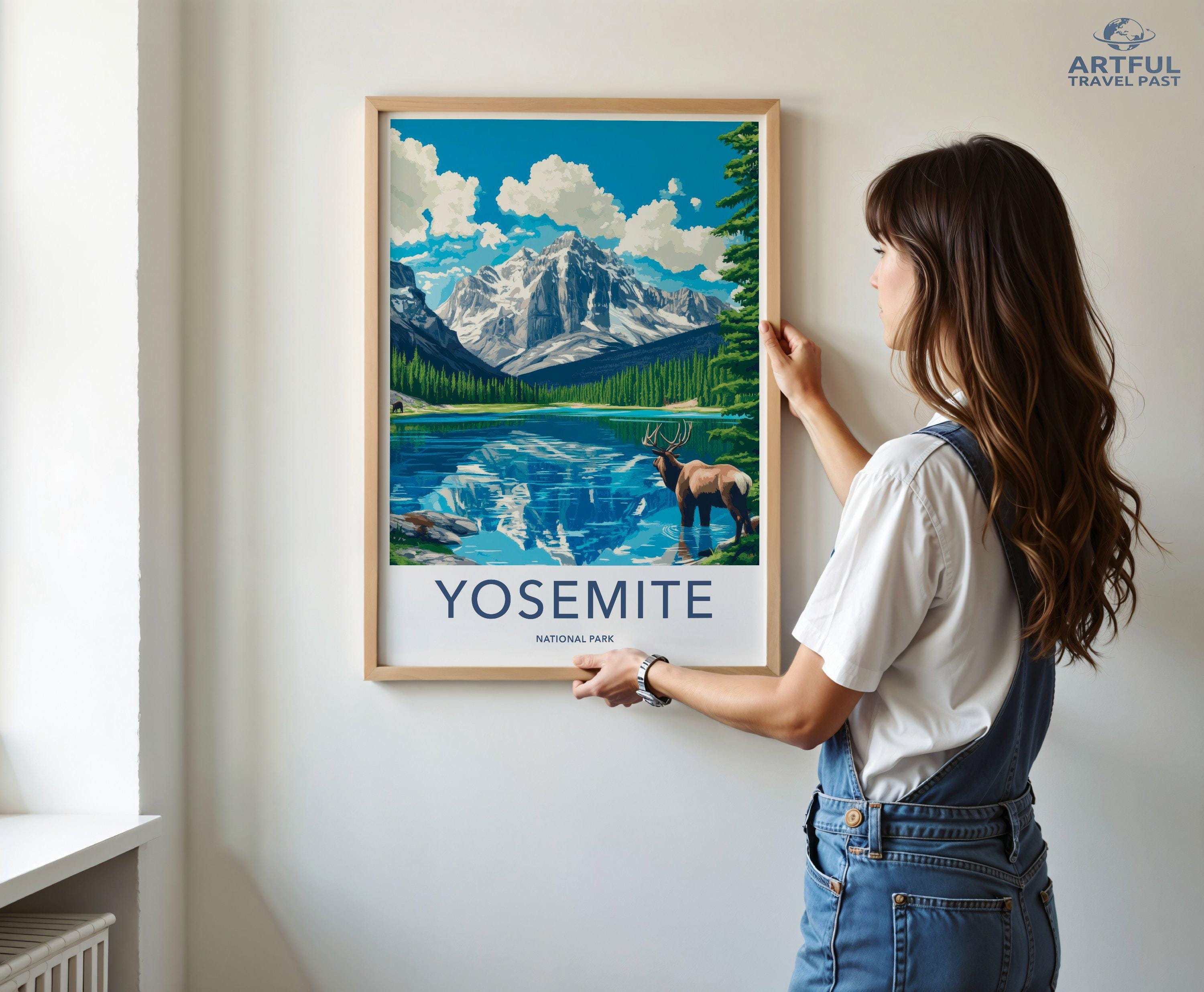 Yosemite National Park Poster | California Wall Art