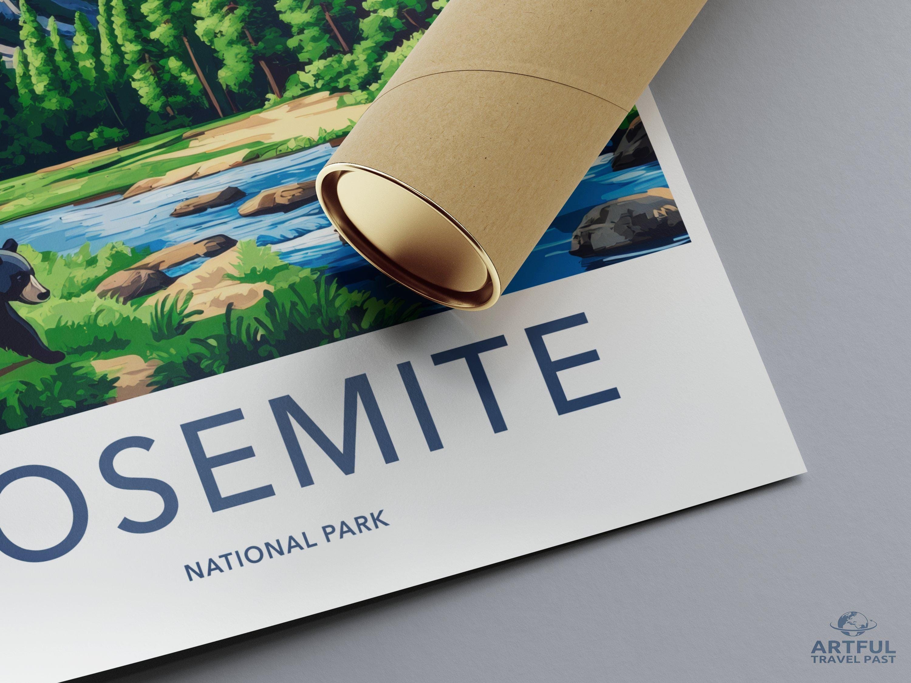 Yosemite National Park Poster | California Wall Art